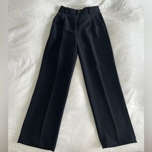 Aritzia Wilfred Effortless Black Pants